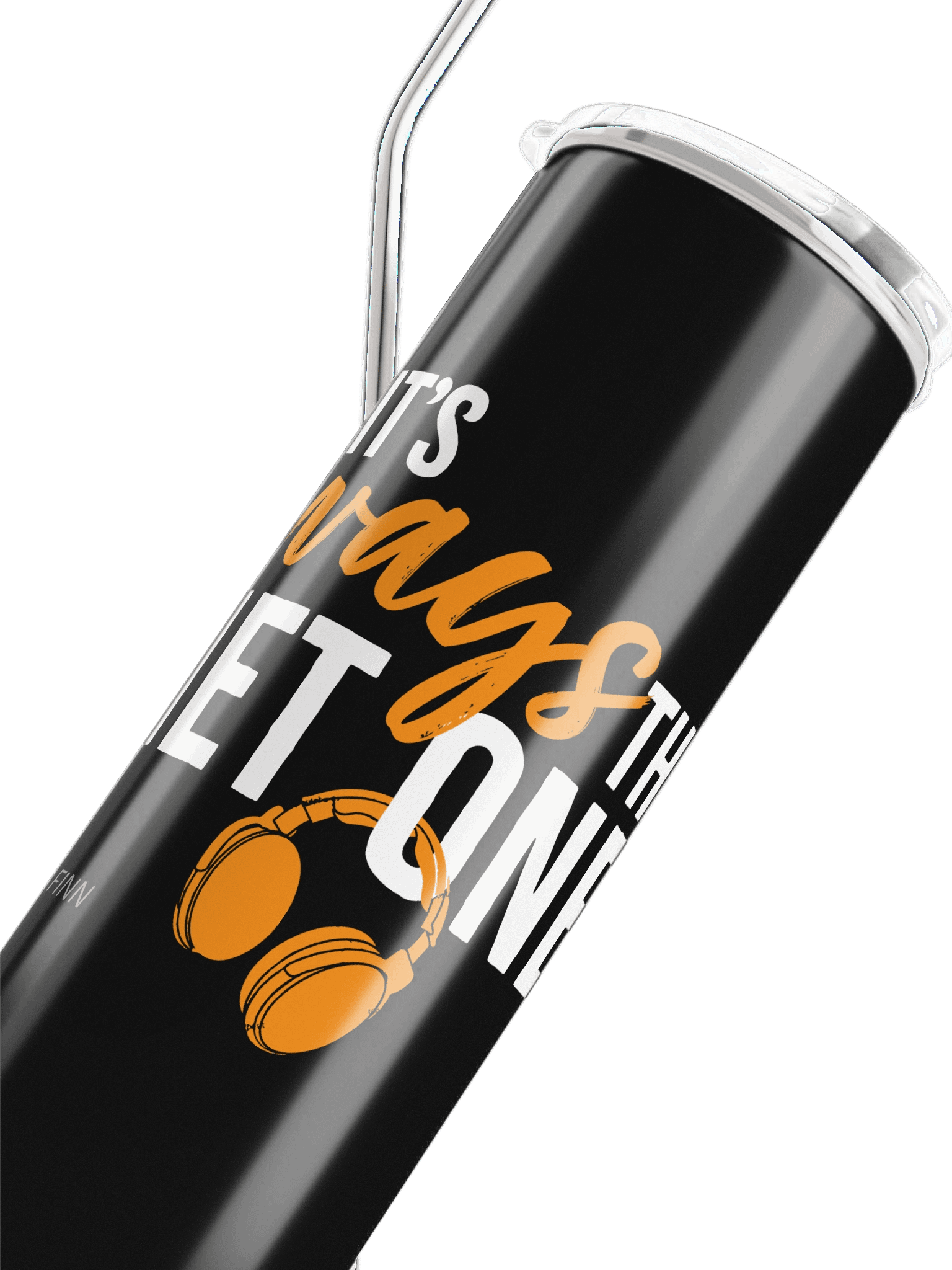 It's Always The Quiet Ones Stainless Steel Tumbler (Black) product image (4)