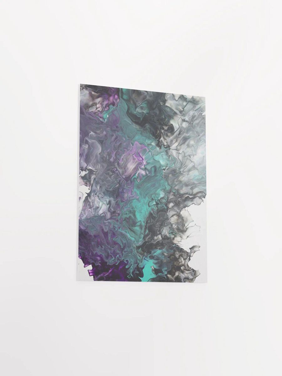 Acrylic Pour Printed Matte Poster - Original product image (3)