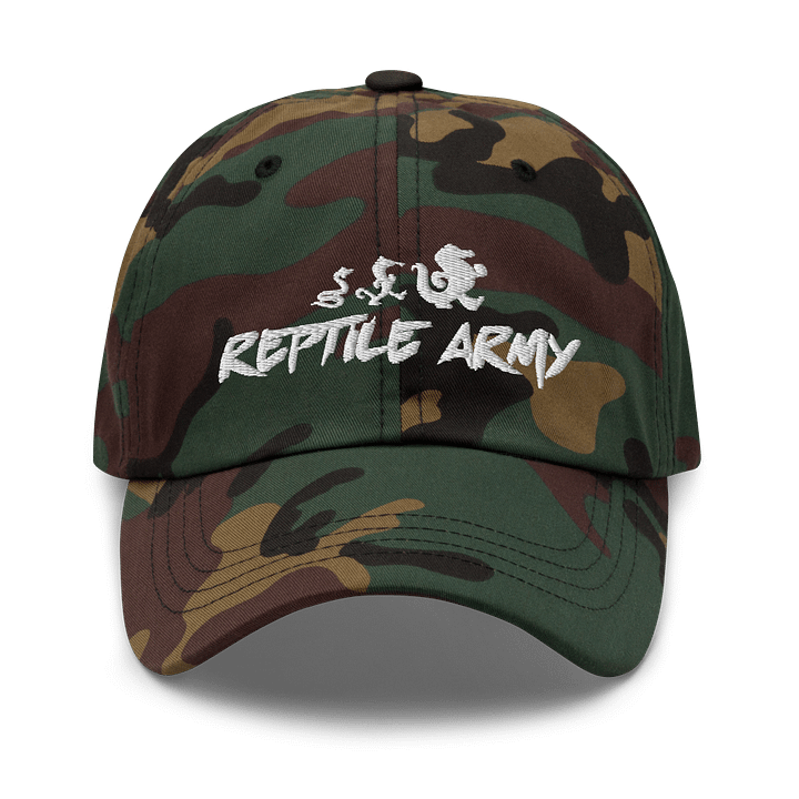 Reptile Army Dad Hat product image (1)