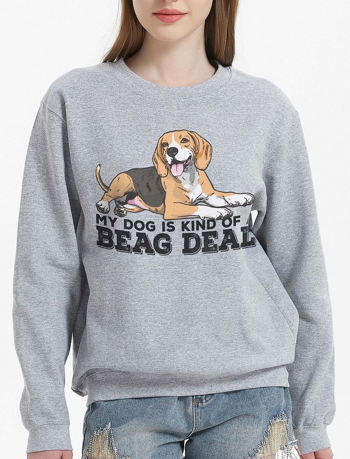 Beag Deal Sweatshirt of a Beagle(Tricolor) | Funny Shirt for Beagle Paw-rents product image (24)
