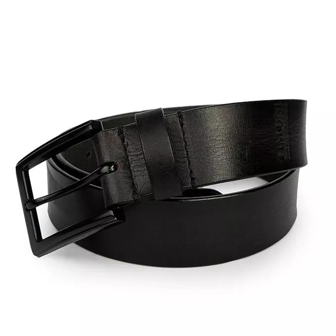 Men's Formal Pants and Jeans Premium Leather Black Belt Classic Buckle Belt product image (3)
