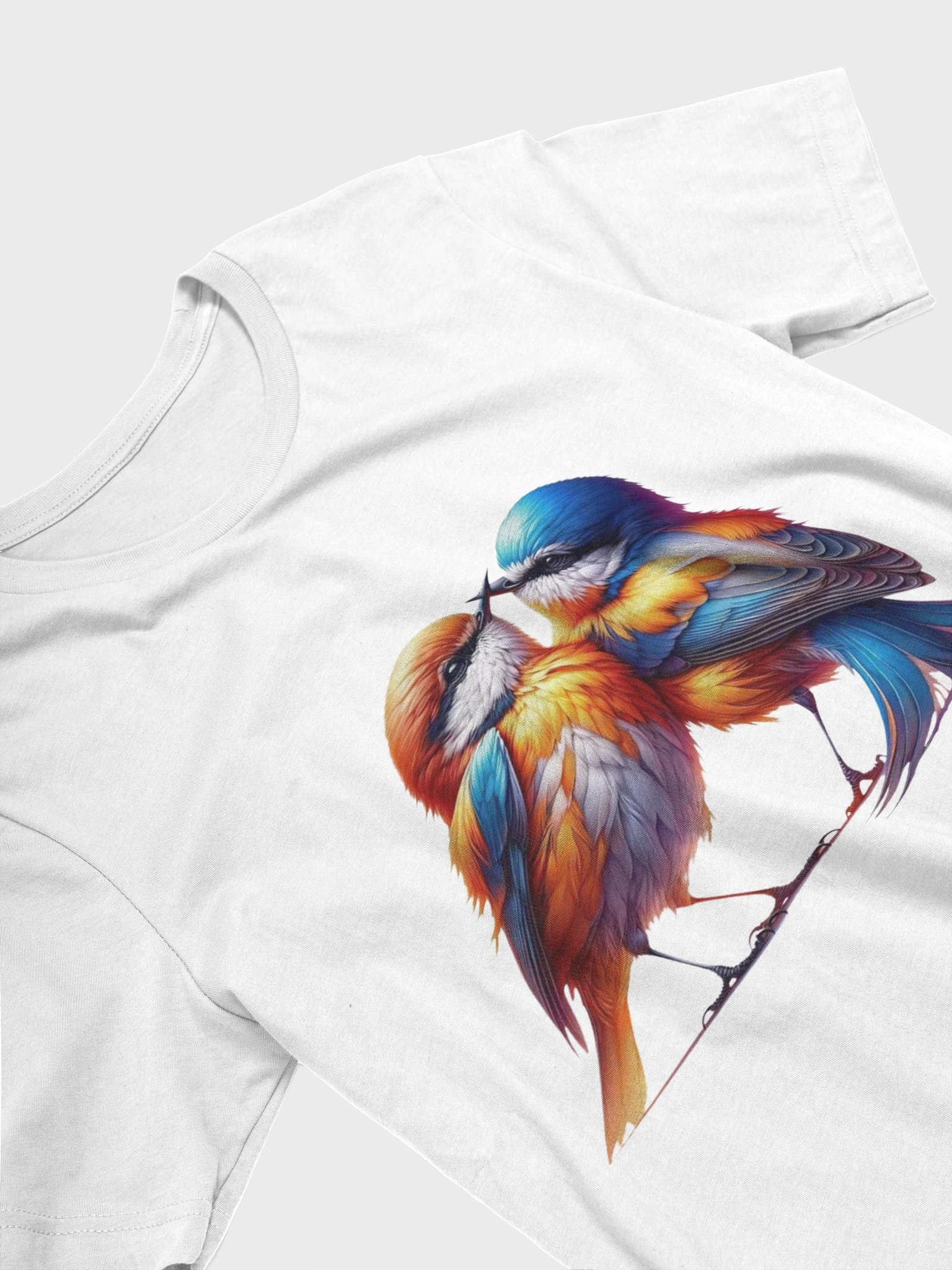 Vibrant Feathery Encounter T-shirt product image (2)