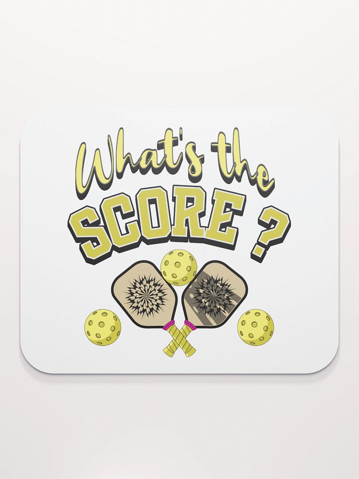 Whats The Score Pickleball Mouse Pad product image (1)