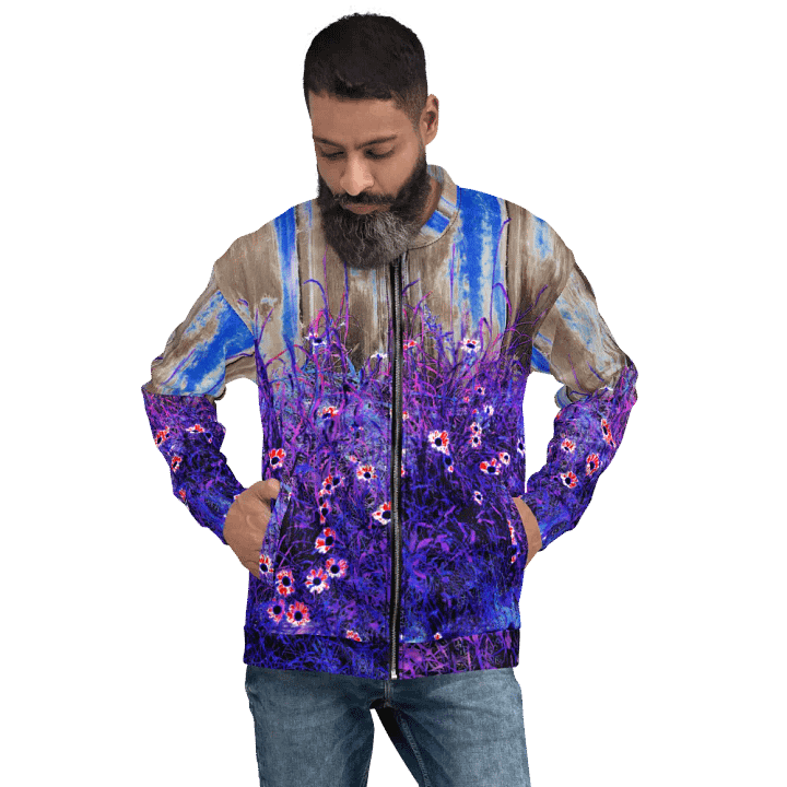 Vibrant Summer Daises Unisex Bomber Jacket product image (2)
