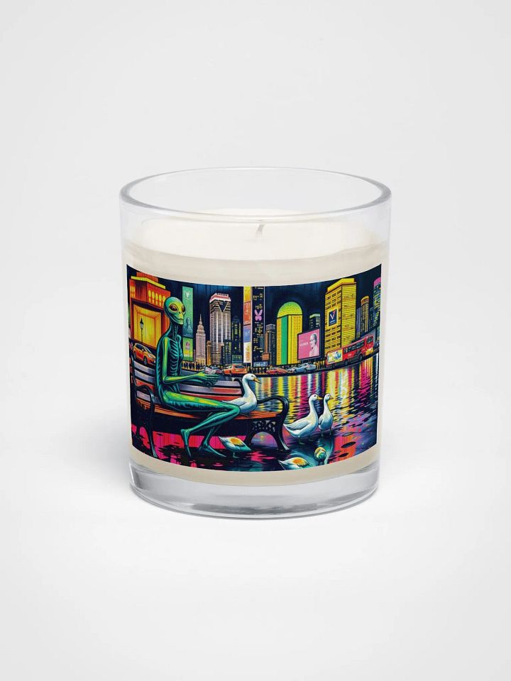 Neon City Alien Soy Candle product image (1)
