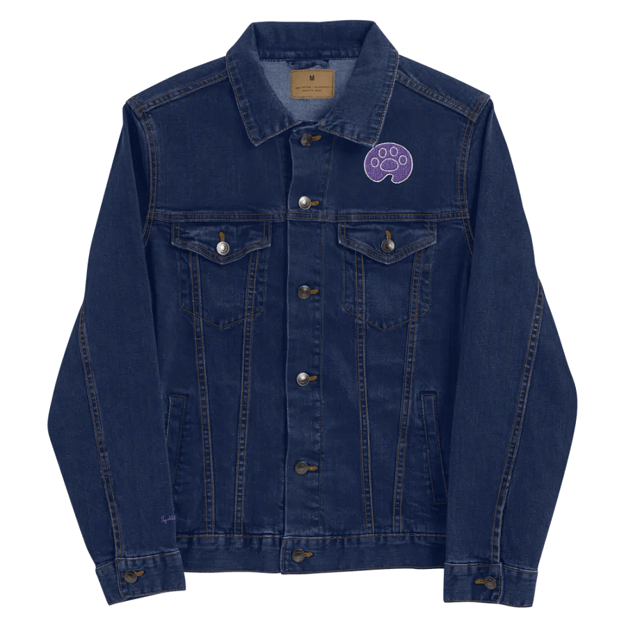 Squibble Design Paw Logo Denim Jacket product image (6)