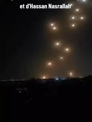 L'Iran frappe Israël en représailles à la d'Ismael Haniyeh et d'Hassan Nasrallah. #israel #israeli #tsahal #gaza #rafah #palestine #palestina #iran #telaviv #jerusalem #teheran #liban #hezbollah #nasrallah #beyrouth 