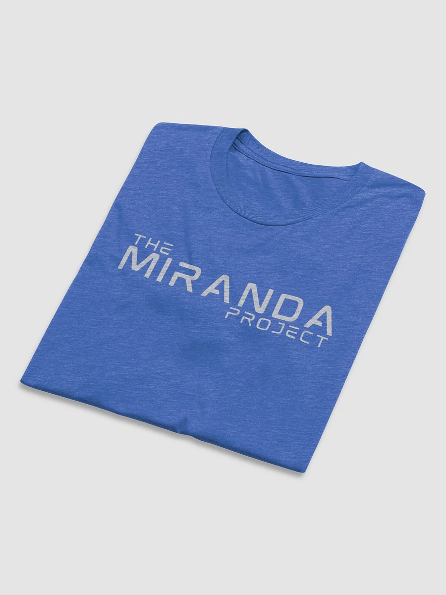 The Miranda Project White Logo Men's Cut Tri-Blend Tee product image (54)