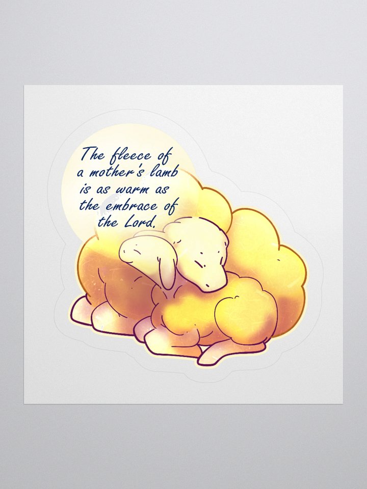 Mother Lamb Sticker product image (1)