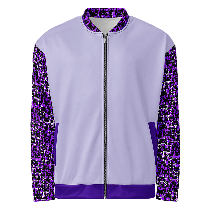 Experience Stories Unisex Bomber Jacket (Purple, Melrose, and Black) product image (1)