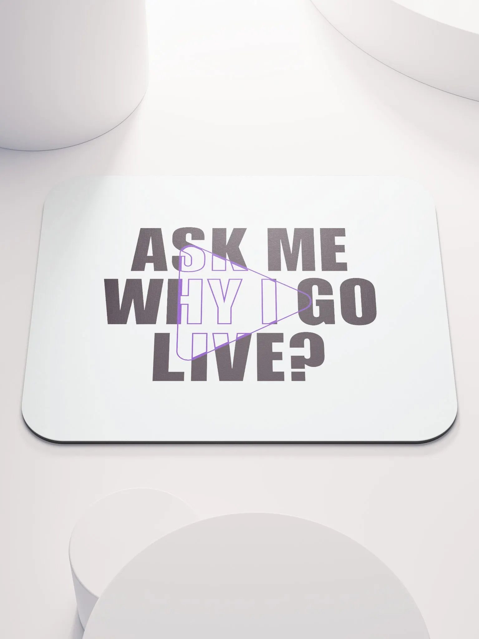 Ask Me Mouse Pad product image (1)