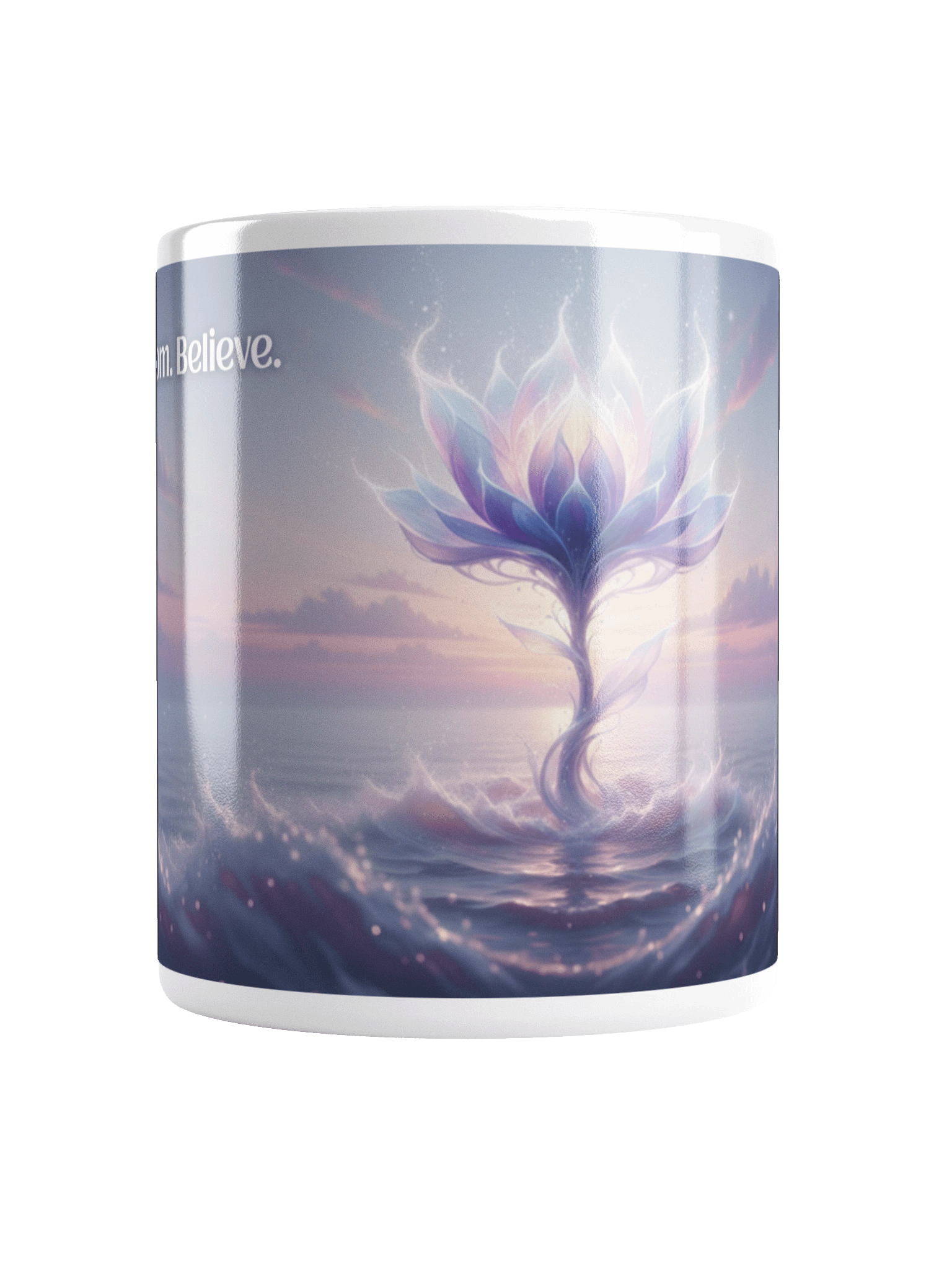 Breathe. Bloom. Believe. Momentum Mug – Pastel Bloom product image (3)