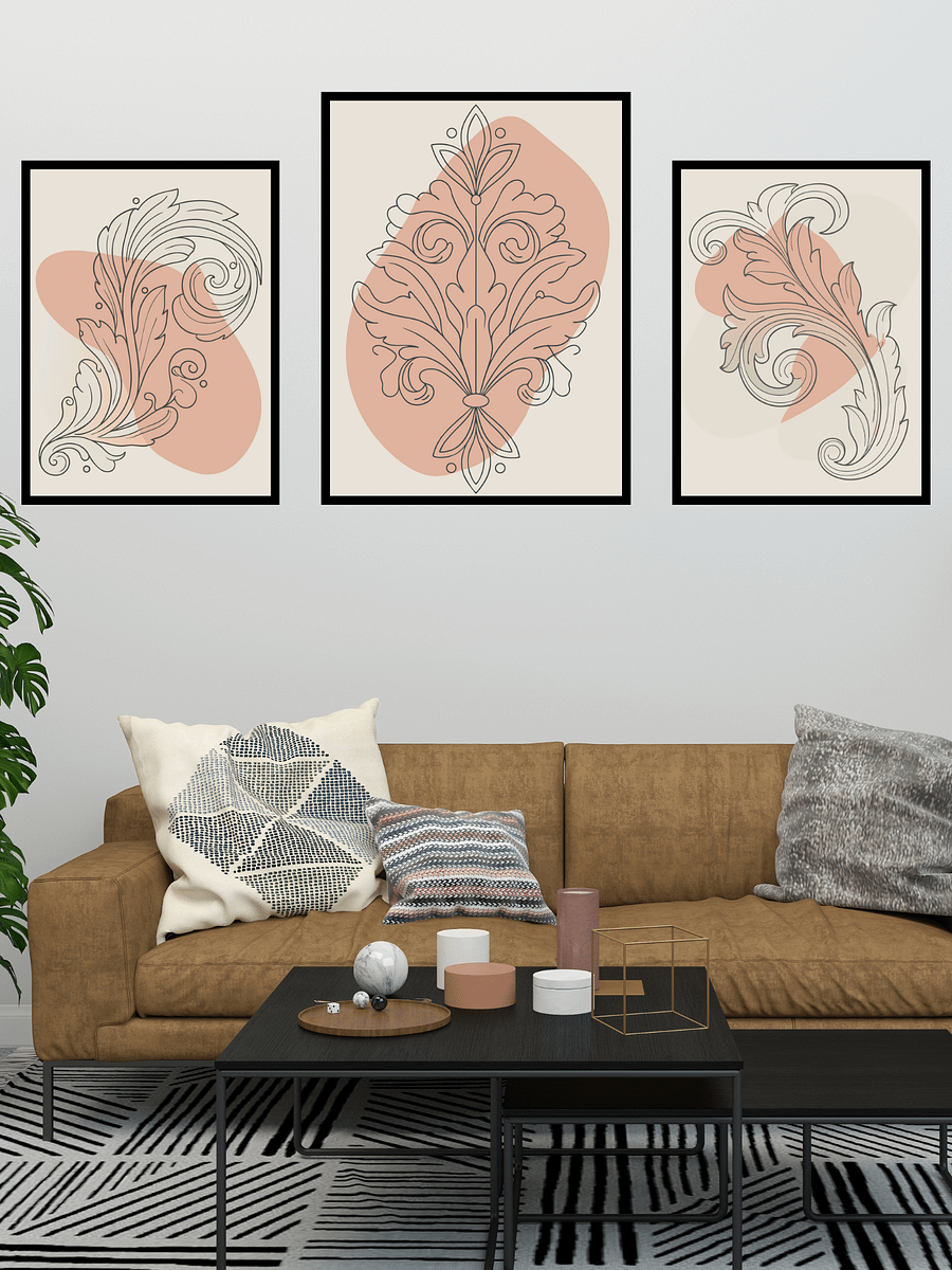 Baroque Reverie Bundle - Digital Wall Art Set (4 designs x 3 sizes) product image (1)