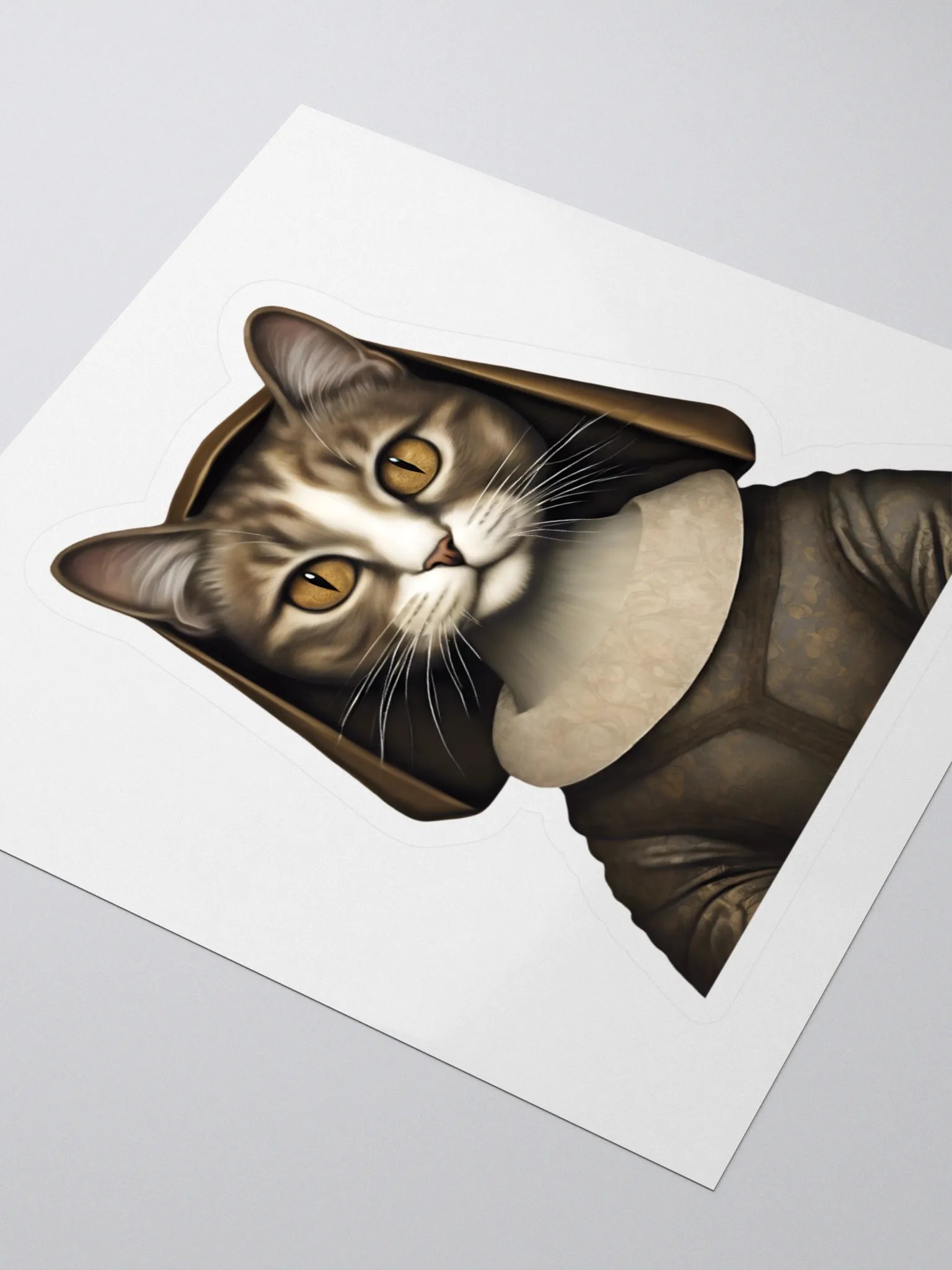 Renaissance Cat Kiss Cut Stickers product image (3)