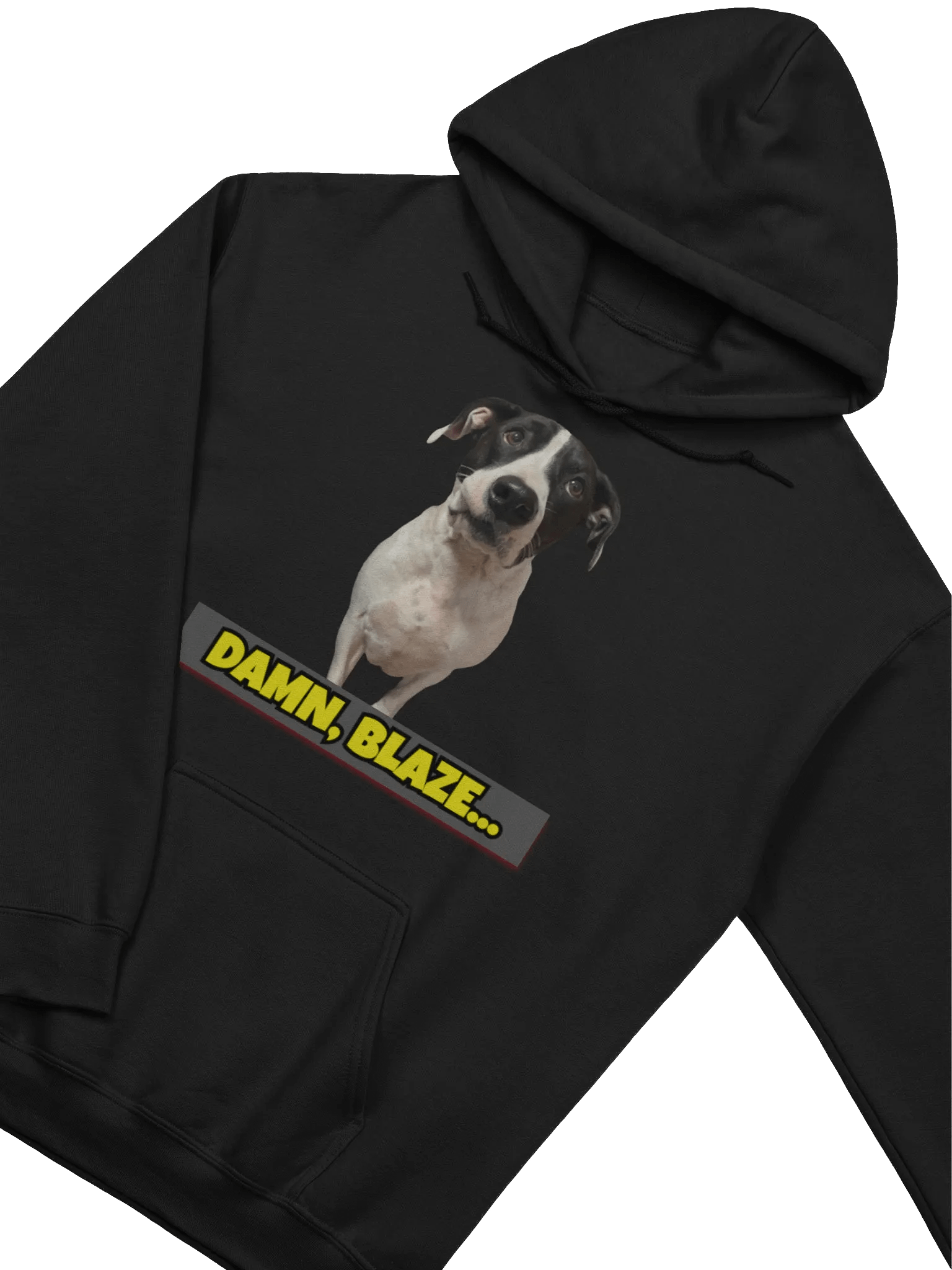 DAMN, BLAZE... Striped Swag Hoodie product image (5)