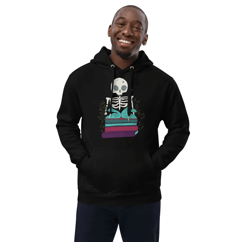 Skelly Book Club Eco Hoodie product image (1)