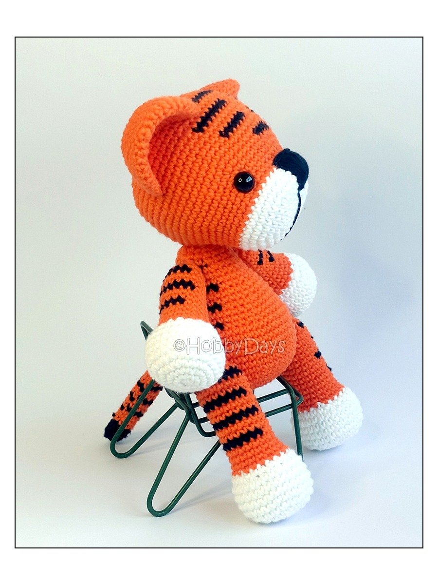 USA PATTERN - Amigurumi Crochet Tiger product image (4)