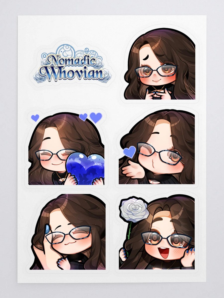 Whovie Emote Sticker Sheet 2 product image (3)