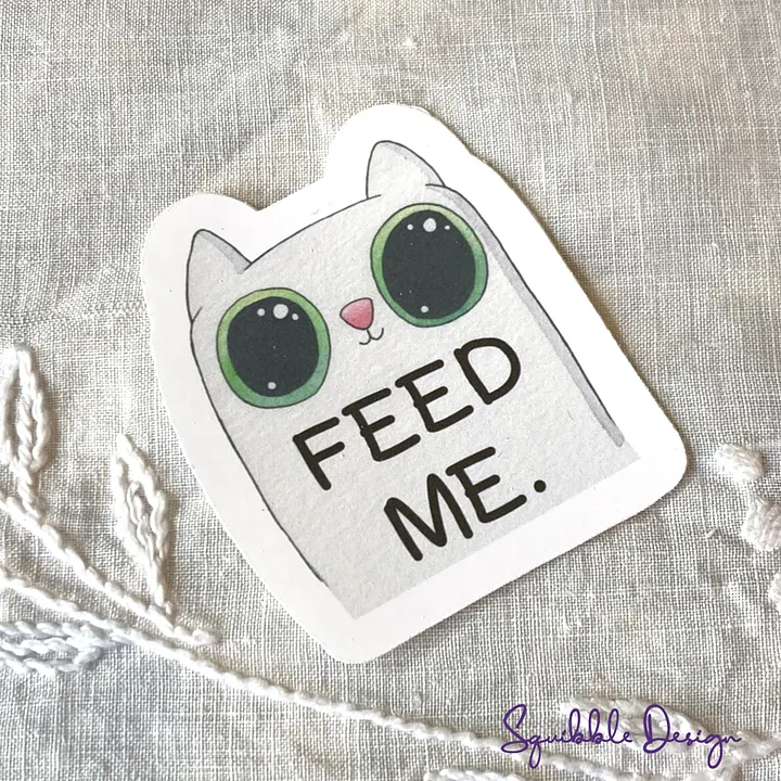 Vinyl Sticker - Feed Me product image (1)