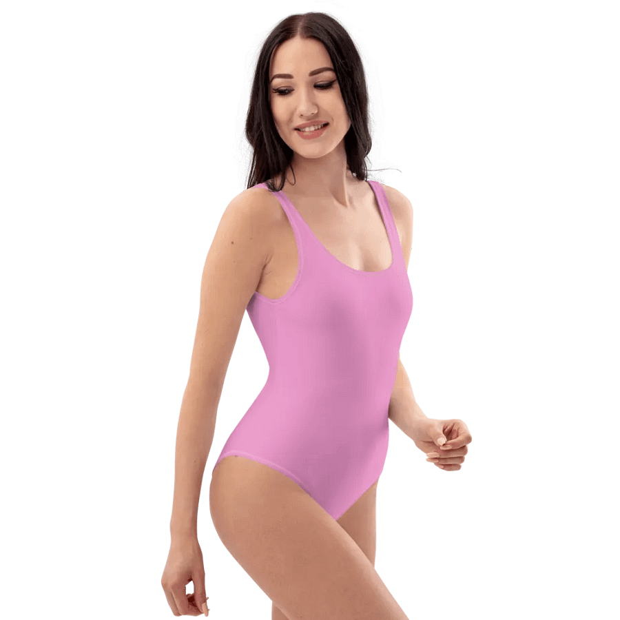 Lavender Rose One-Piece Swimsuit product image (1)