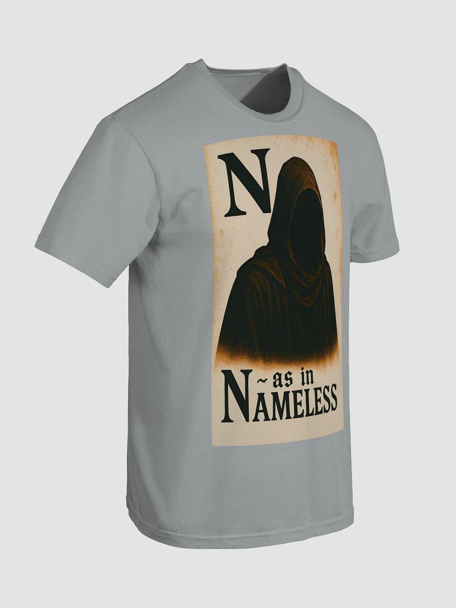 N as in nameless t-shirt product image (71)