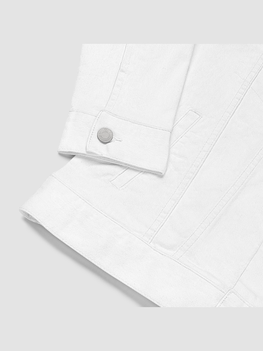 Unisex Denim Jacket - White product image (4)