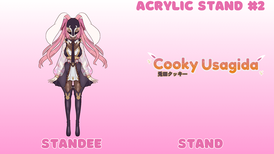 【NEW MODEL DEBUT】Cooky Usagida + Pon Pon Acrylic Stands product image (2)