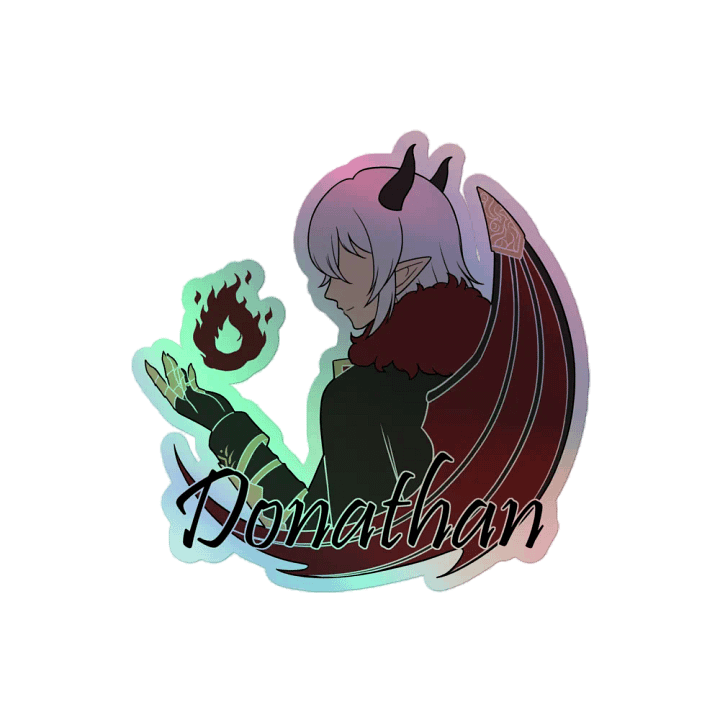 The Demon Hunter (Logo Holo Sticker) product image (2)