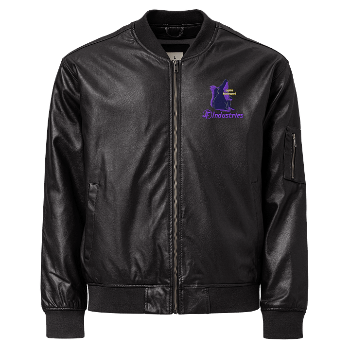 JFI Lupine Racing Faux Leather Jacket product image (1)