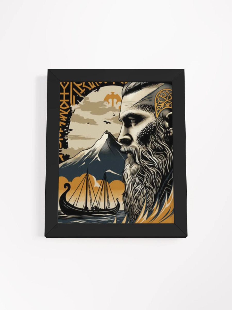 "Echoes of the North" Framed Viking Portrait | Forged In Valhalla product image (1)