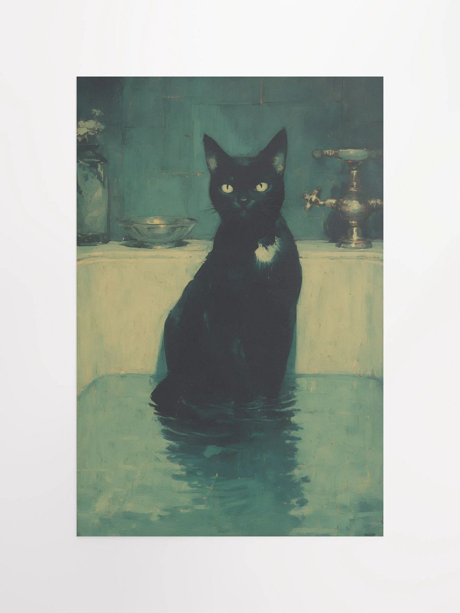 Mystic Feline Reflections Poster product image (7)