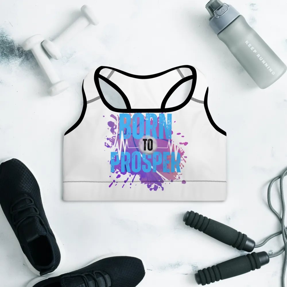 Born to Prosper Energetic Vibes Dance Padded Sports Bra product image (14)