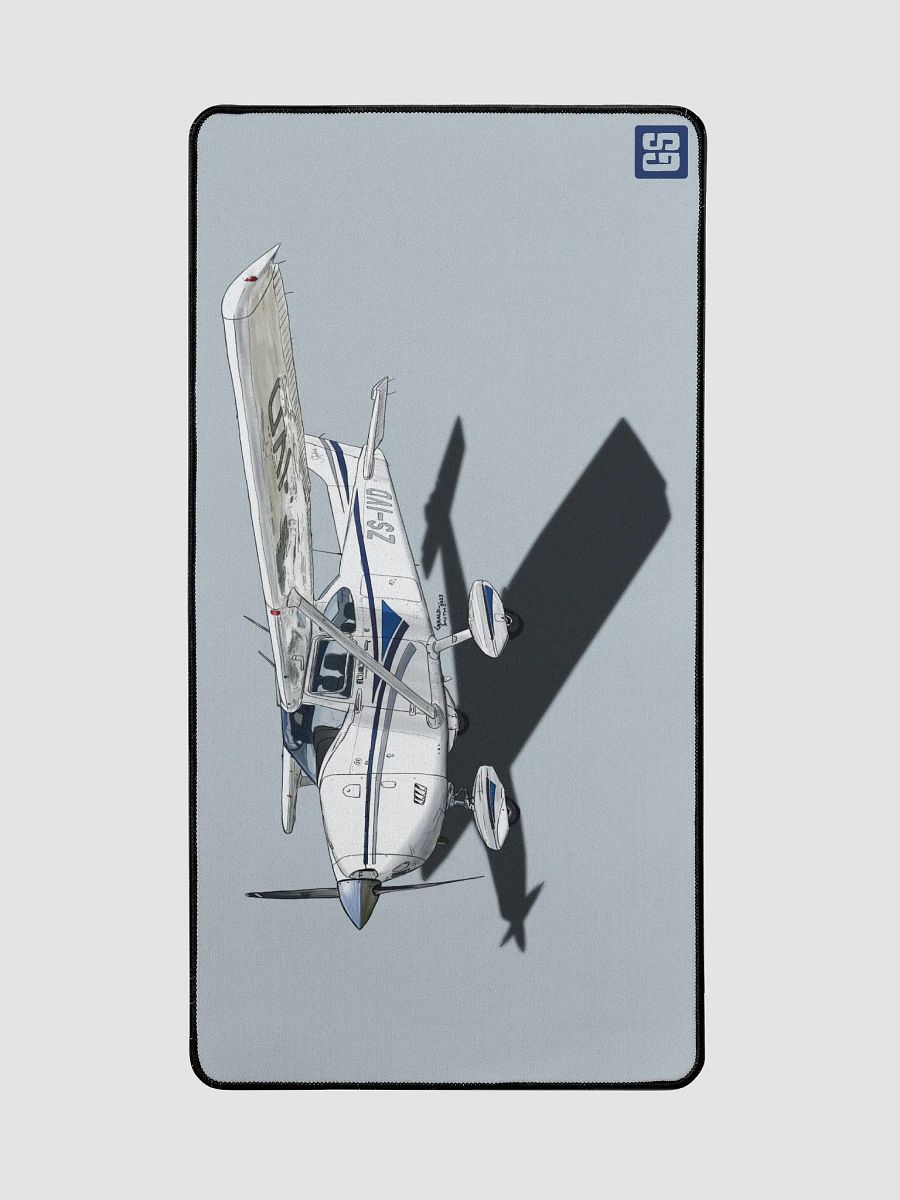 Cessna 182 Skylane ZS-IVD Desk Mat Ideal Aviation Gift with Blue Background product image (2)