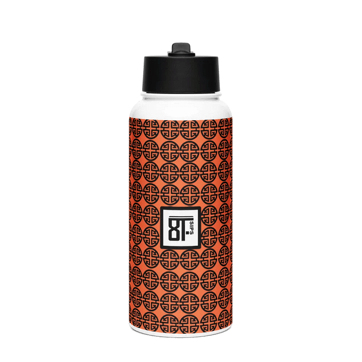 8T Sips Prosperity Stainless Steel Water Bottle product image (1)