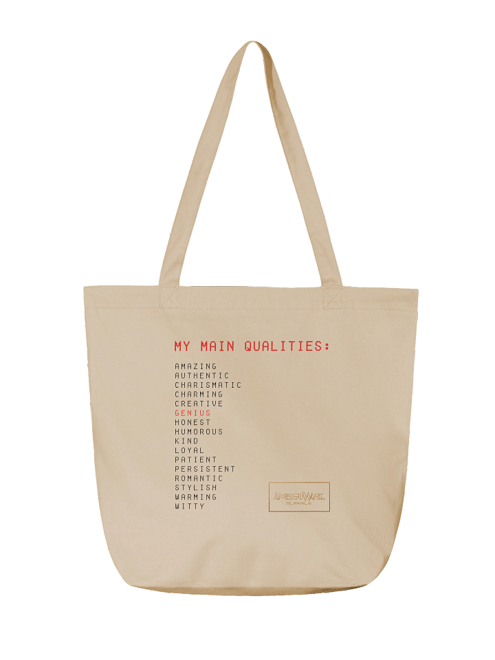 My Main Qualities - Tote Bag product image (2)