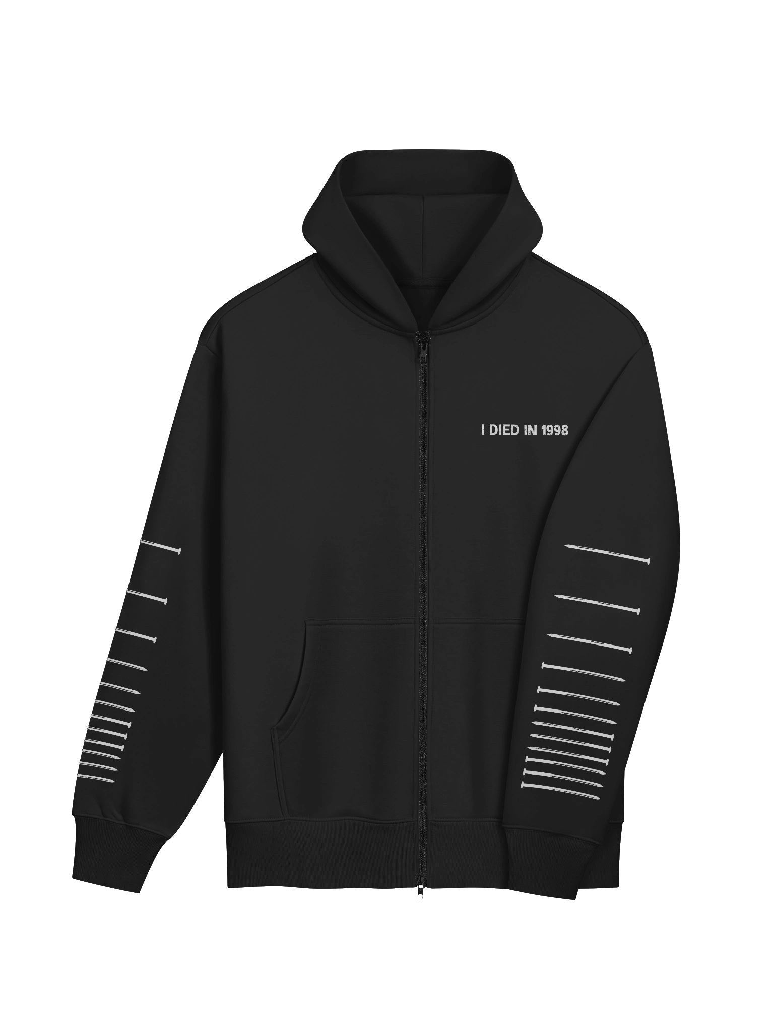 1998 - Oversized Zip Up Hoodie - Jon Silent product image (4)