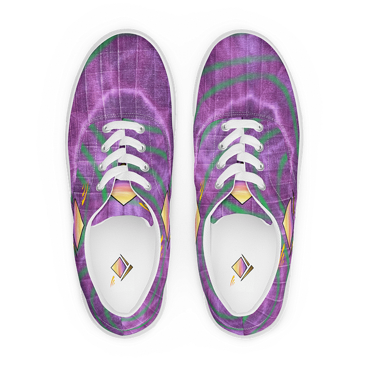 S³ (Men's) Purple Tie Dye Laced Shoes product image (1)