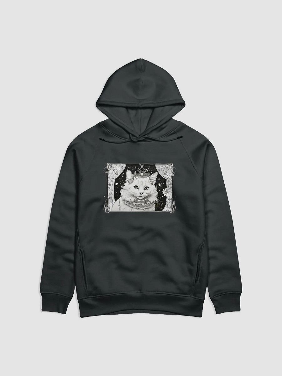 The Duchess, purrfect elegance and poise, soft hoodie black product image (1)