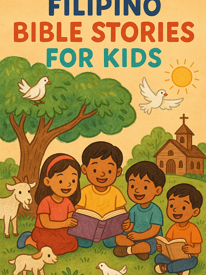 Filipino Bible Stories – 10 Printable Tagalog Parables for Kids product image (1)