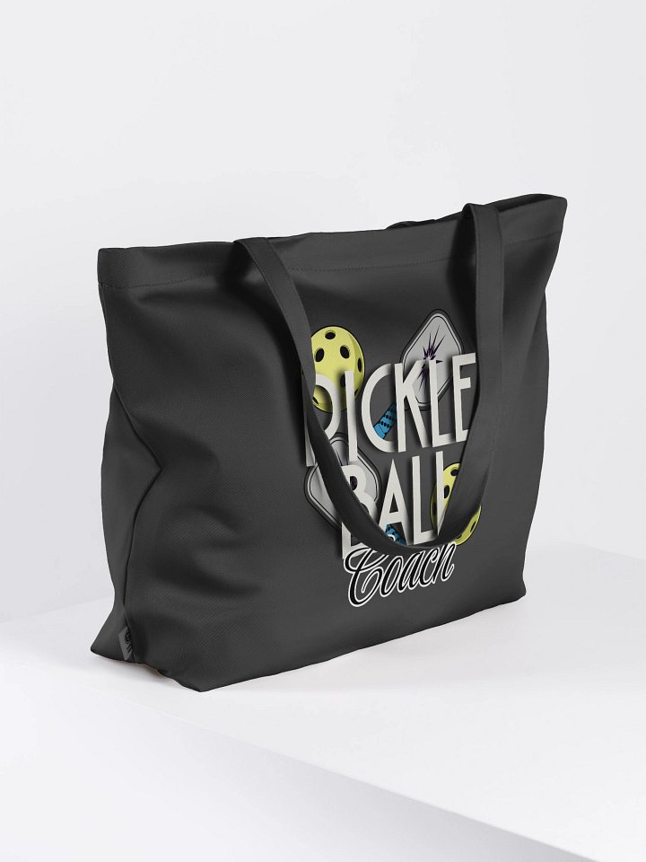 Pickleball Coach Reflective Organic Tote Bag product image (1)