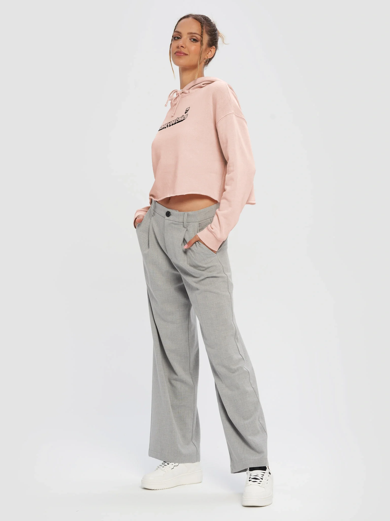 TTV Black - Independent Trading Co. Women’s Lightweight Cropped Hoodie product image (29)