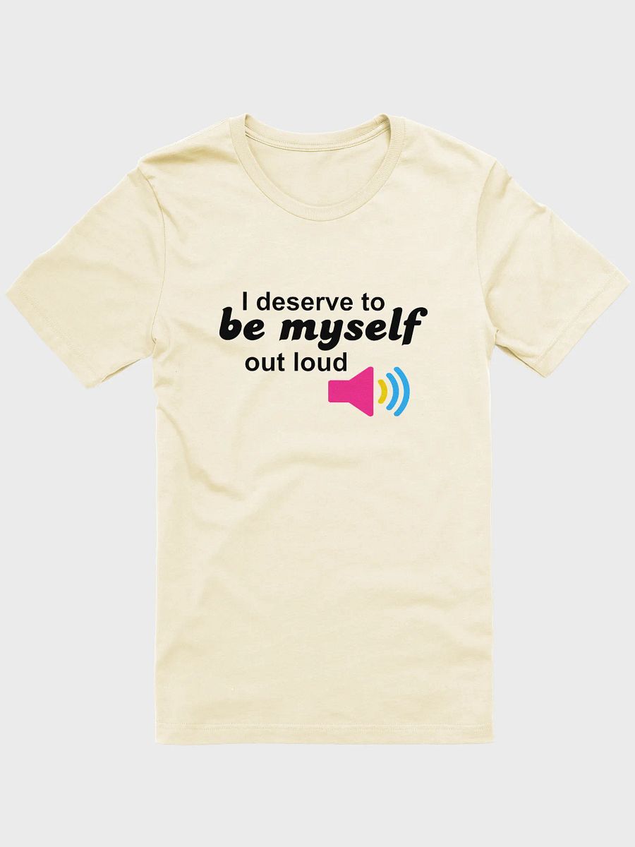 be myself out loud pansexual t-shirt product image (1)