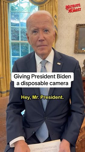 Biden on film

#freepalestine #biden #genocidejoe #gaza #🍉