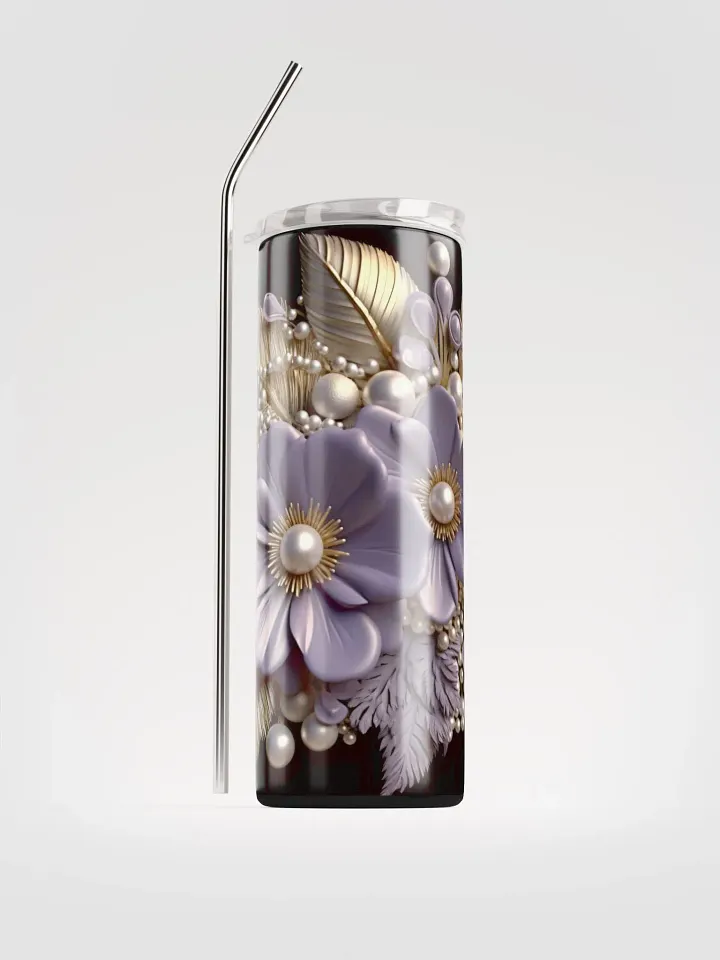 Golden Floral Elegance Tumbler product image (1)