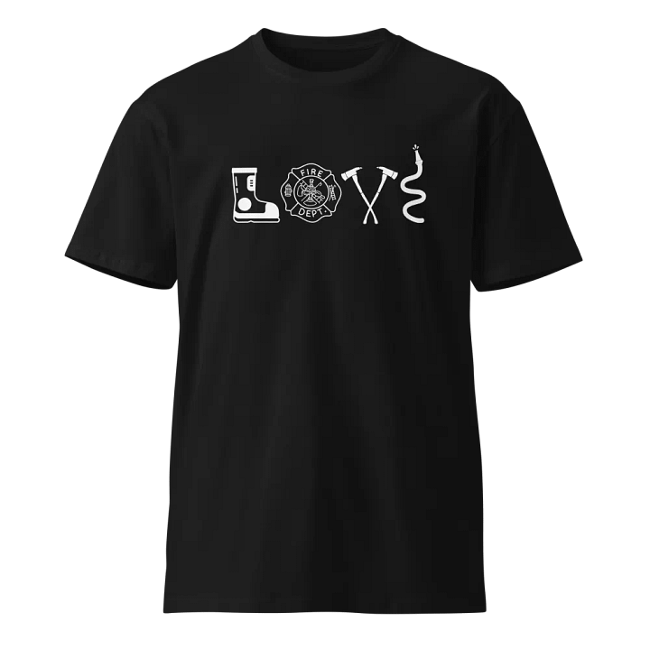 Love Firefighter Unisex T-Shirt product image (1)