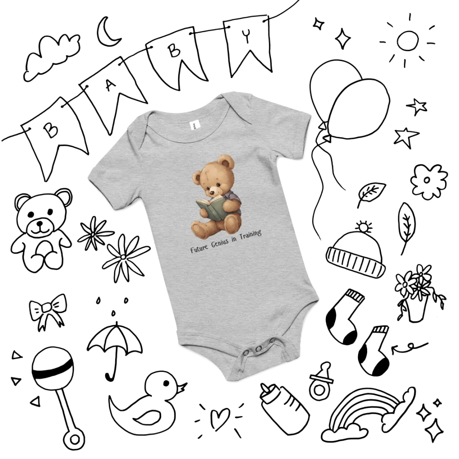 Genius Teddy Baby Onesie product image (39)
