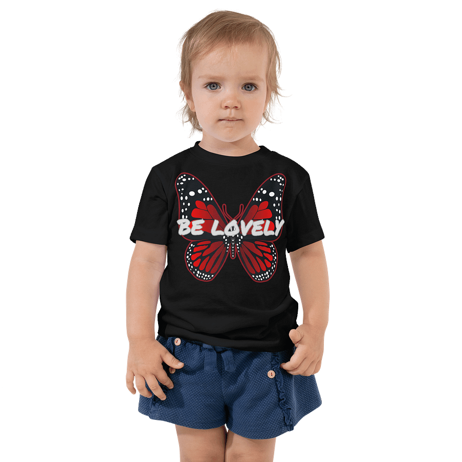 Be Lovely Butterfly Toddler T-Shirt Girl and Boy product image (1)