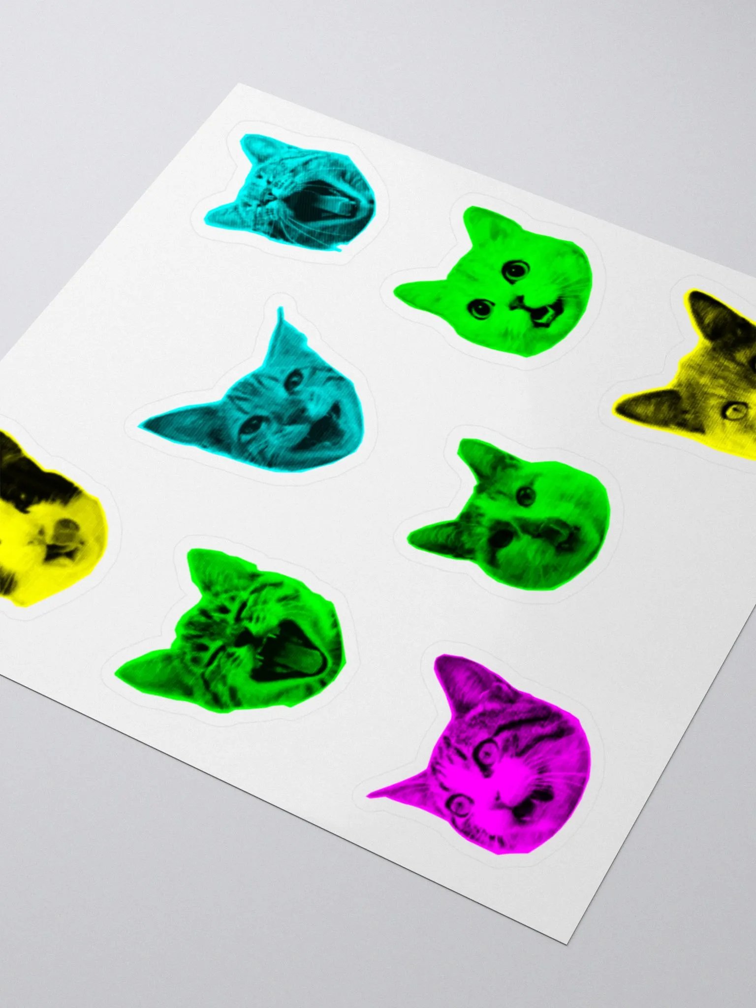 Cat Head Bundle Sticker product image (3)