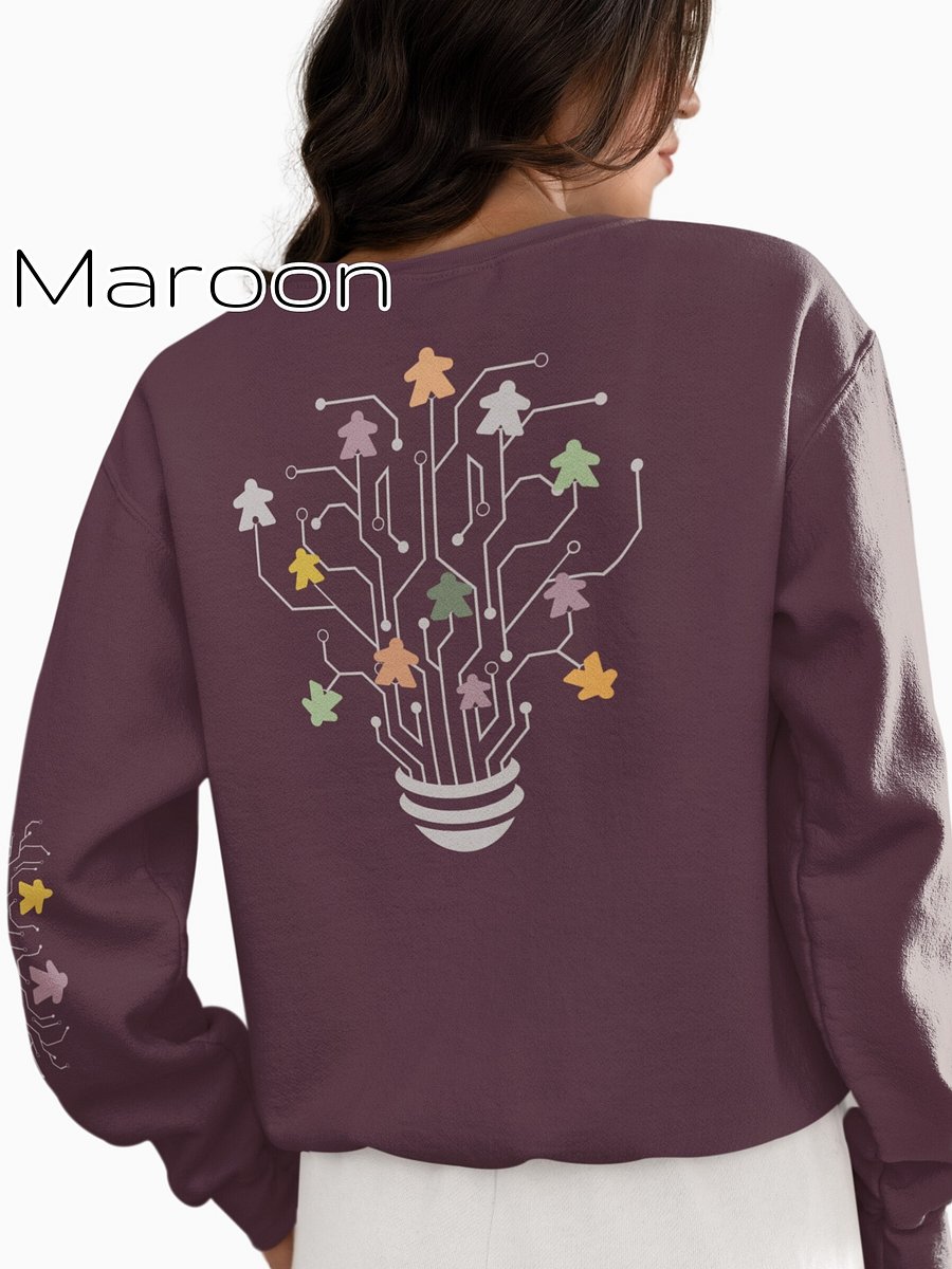 Meeple Flowerpot Sweatshirt for Board Gamers product image (3)