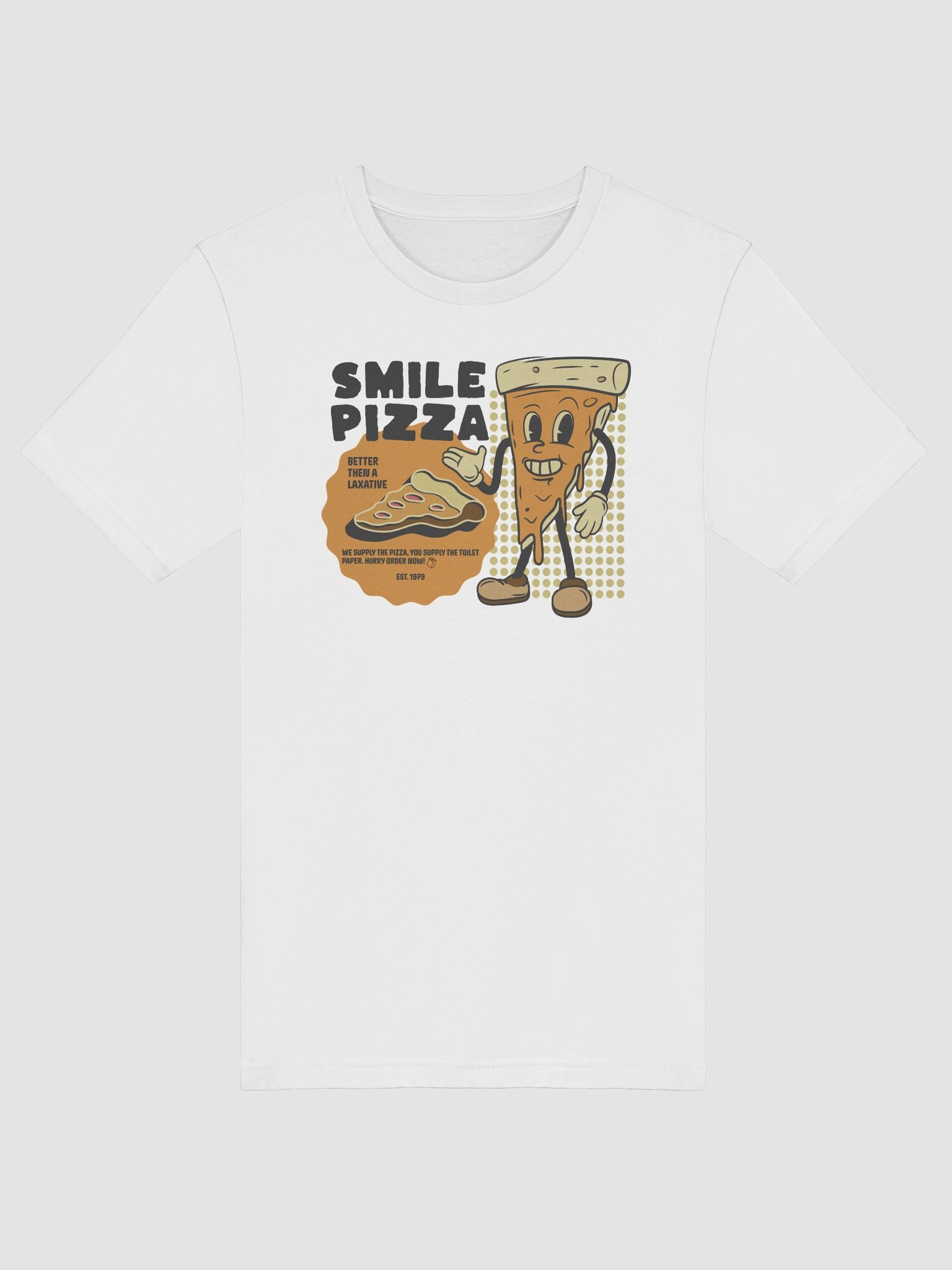Smile Pizza Tee Shirt product image (4)